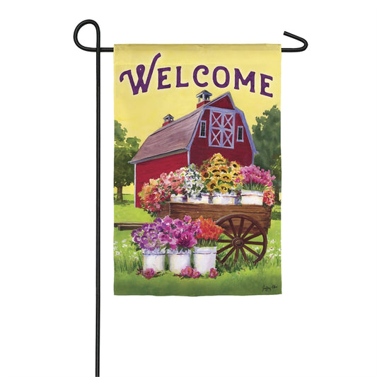 Flower Farm Spring Garden Flag