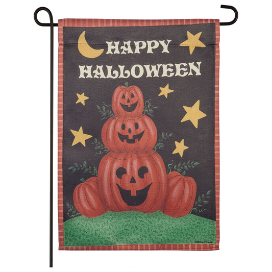Halloween Jack-O-Lantern Garden Flag