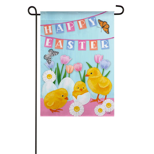 Hatched Printed Garden Flag