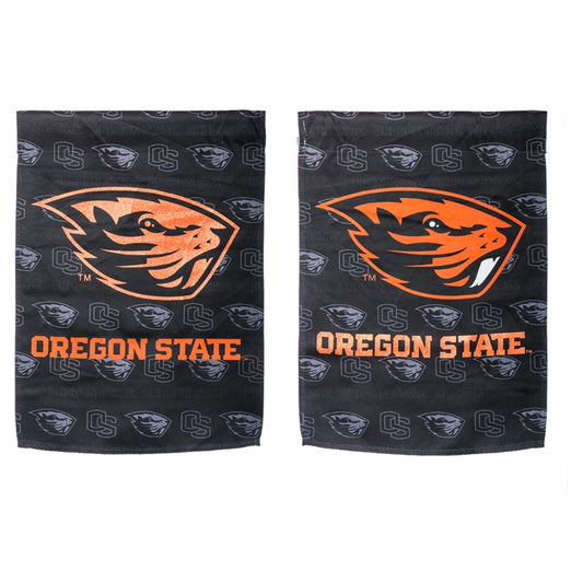 Oregon State University Beavers Double Sided Printed Garden Flag; Polyester