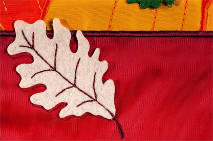 Fall Yall Pickup Truck Applique House Flag; Polyester