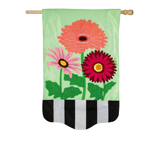 Gerbera Daisies House Flag