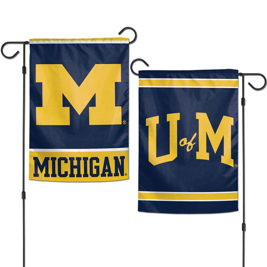 12.5"x18" University of Michigan Wolverines Double-Sided Garden Flag