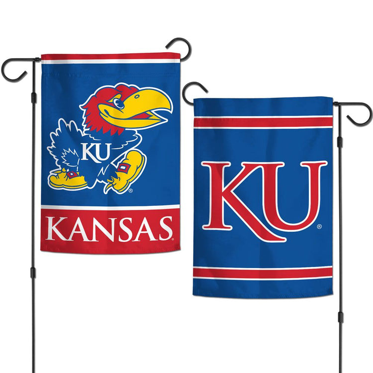 12.5"x18" University of Kansas Jayhawks Double-Sided Garden Flag