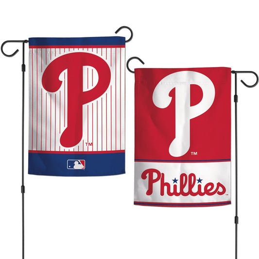 12.5"x18" Philadelphia Phillies Double-Sided Garden Flag