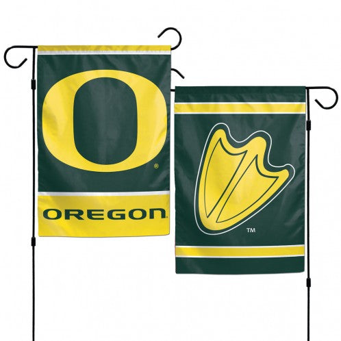 University of Oregon Ducks Double Sided Garden Flag; Polyester