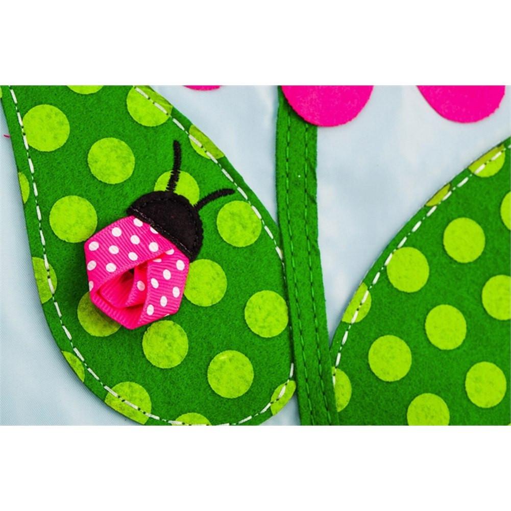 Welcome Daisy Garden Flag
