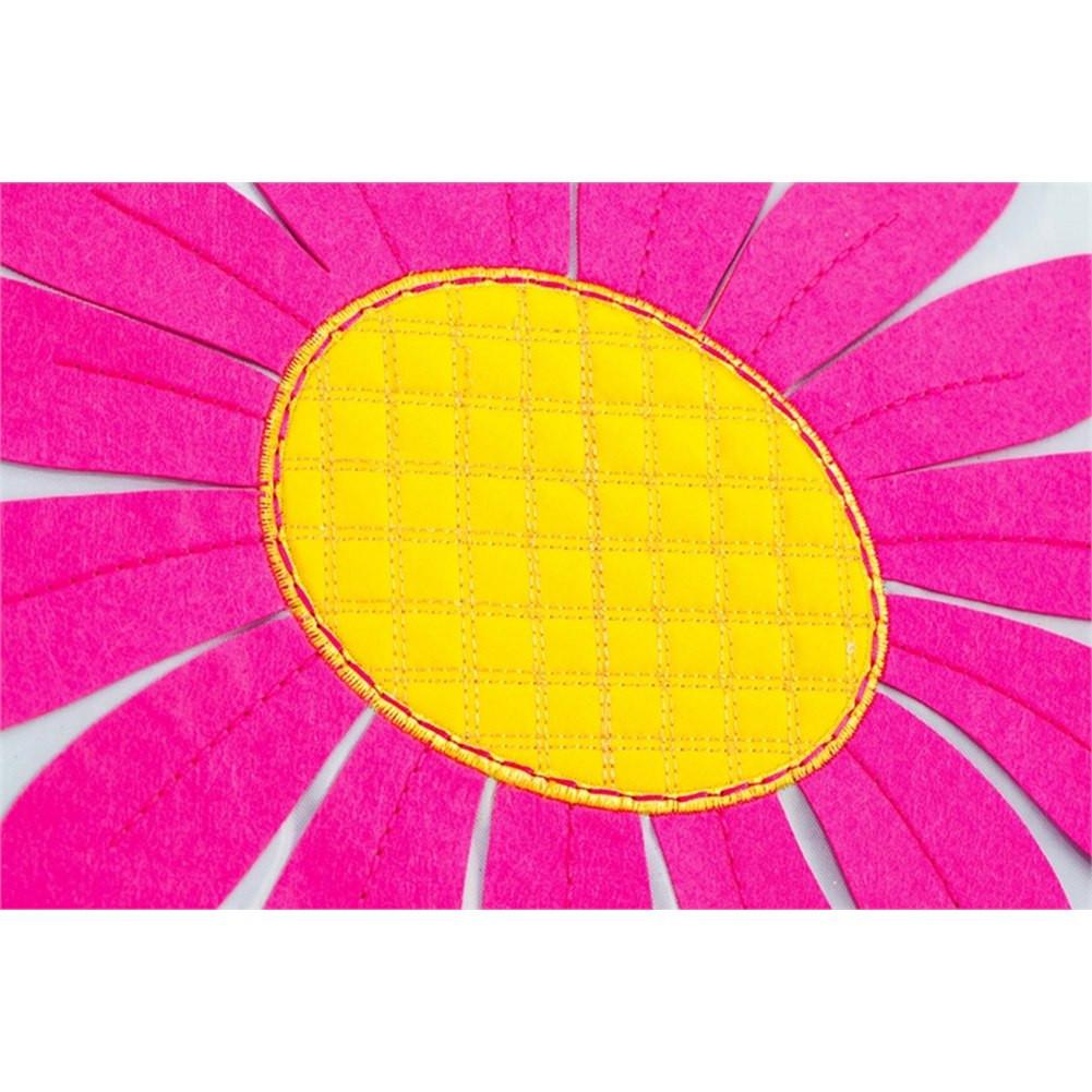 Welcome Daisy Garden Flag