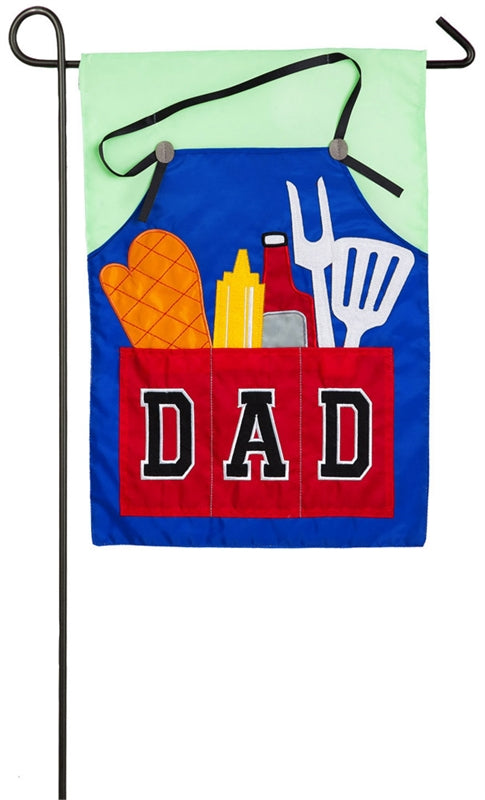 Dad's BBQ Tools Garden Flag