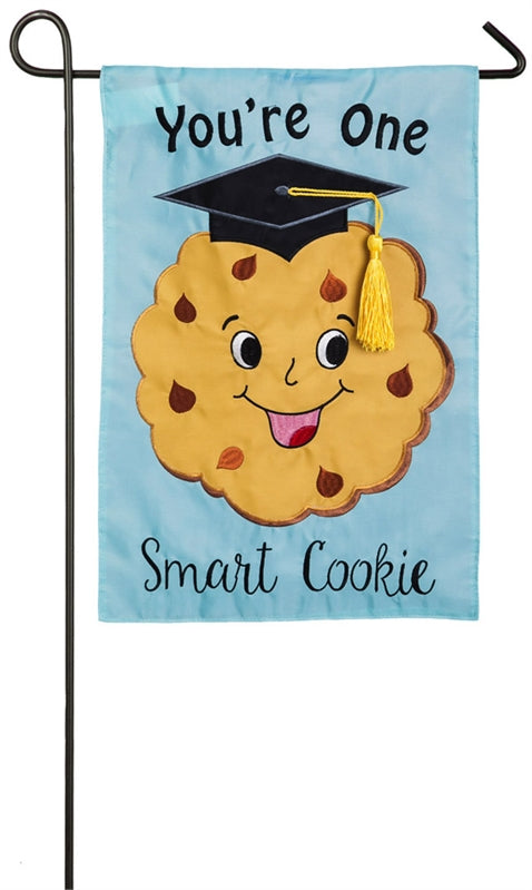 You're One Smart Cookie Graduation Garden Flag