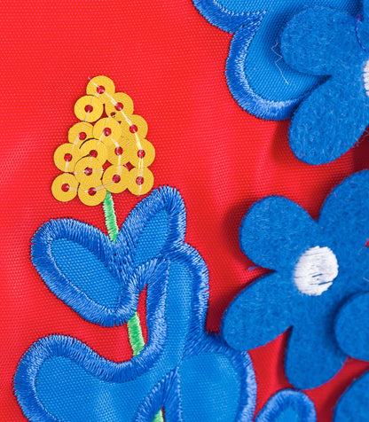 Texas Blue Bonnets Applique Garden Flag; Polyester 12.5"x18"