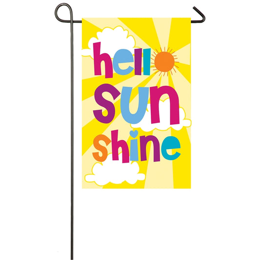 Hello Sun Shine Garden Flag