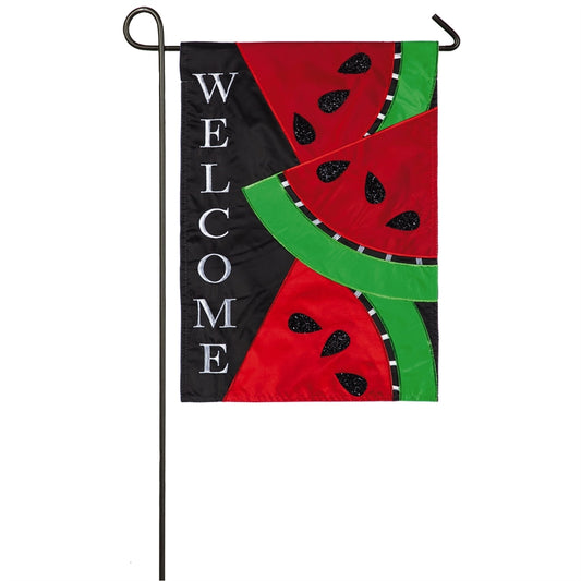 Watermelon Slices Garden Flag