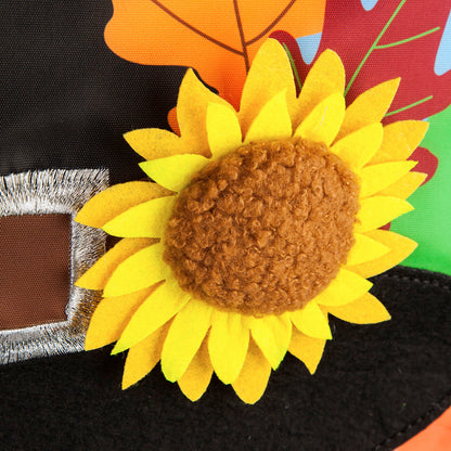 Pilgrim Gnome Garden Flag