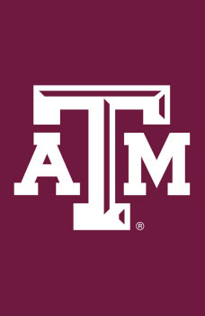 Texas A&M University Aggies Applique Garden Flag; Polyester