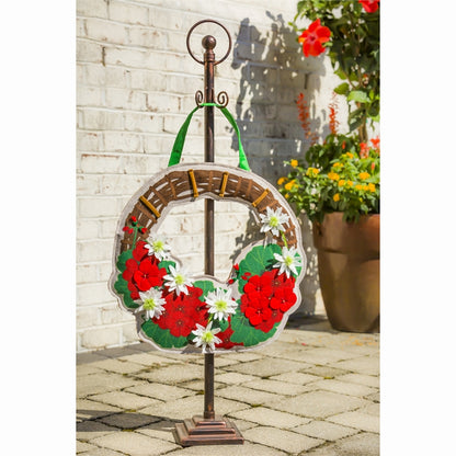 Decorative Bronze Metal Door Decor Hanger Stand