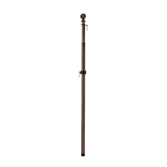 Adjustable Bronze Metal Telescoping House Flagpole