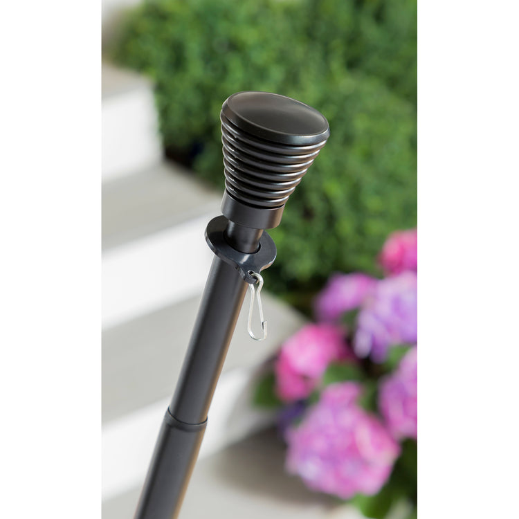 Ridged Cone Interchangeable Metal Finial for Flagpoles