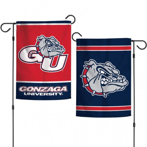 Gonzaga Bulldogs Double Sided Vertical Garden Flag; Polyester