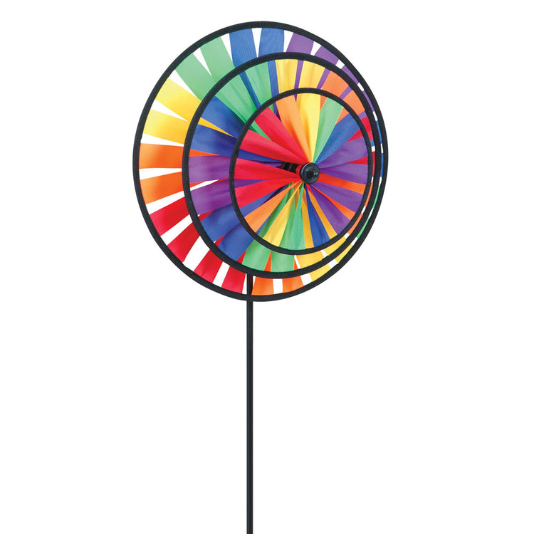 Rainbow Triple Wheel Spinner; Polyester 14"OD
