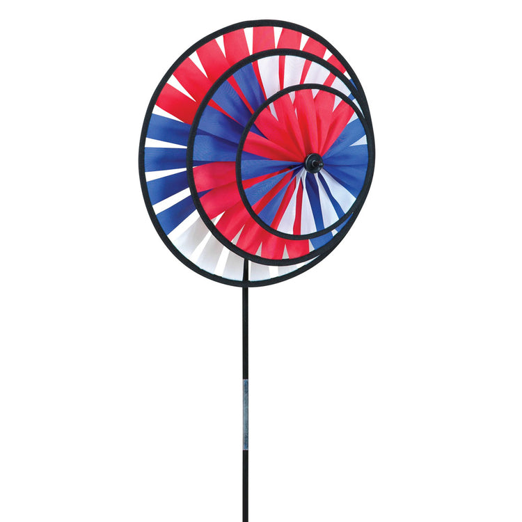 Patriotic Triple Wheel Spinner; 14" diameter