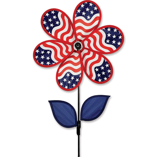 22" Patriotic Flower Spinner