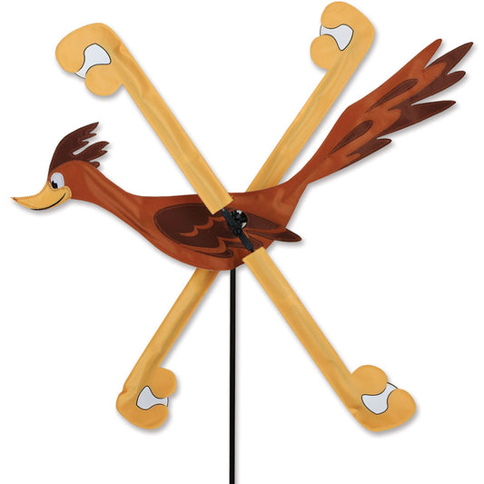 Roadrunner Whirligig Spinner; Nylon 26"x12", diameter 28"