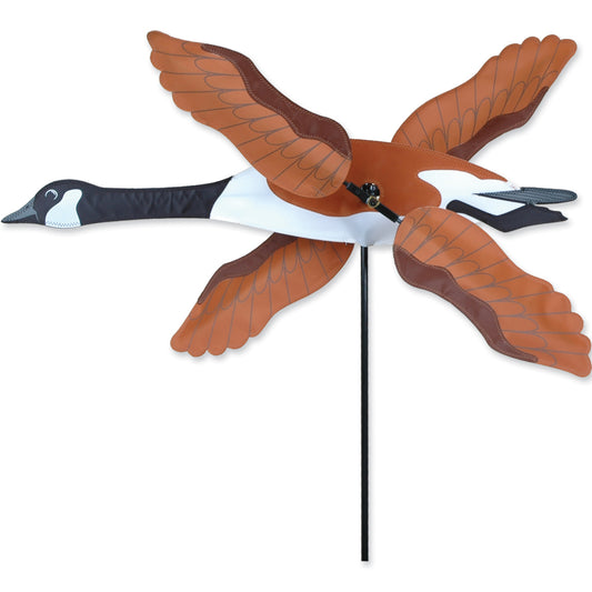 Canadian Goose Whirligig Spinner; Nylon 28"x5", diameter 25.25"