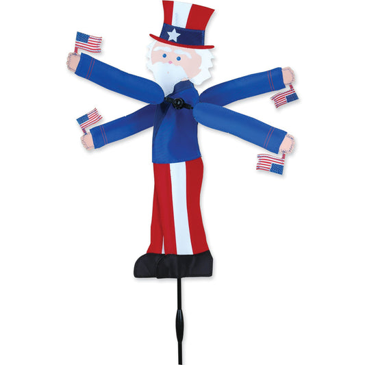 Uncle Sam Spinner; Nylon 6"x20", diameter 16.5"