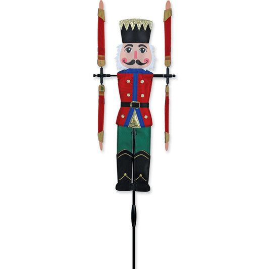 Nutcracker Whirligig Spinner; Nylon 20"x5", diameter 17.5"