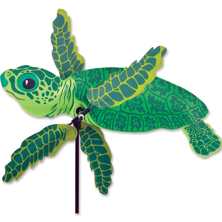 Baby Sea Turtle Whirligig Yard Art Spinner