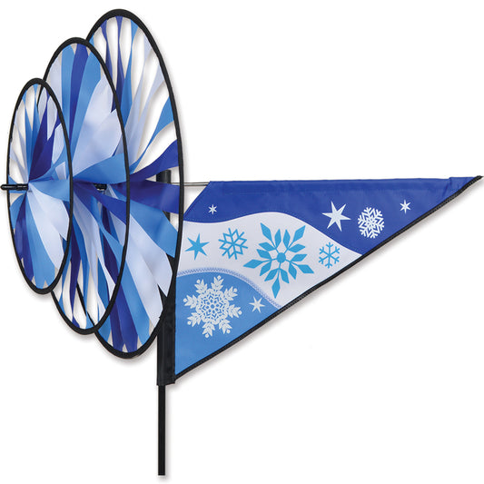 Winter Snowflake Triple Spinner