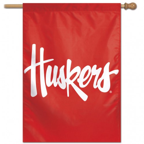 University of Nebraska Cornhuskers House Flag; Polyester
