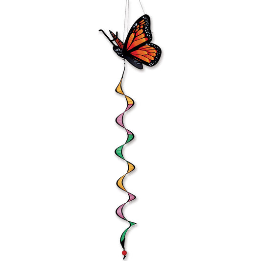 "Monarch Butterfly" Seasonal Twister Windsock; Polyester