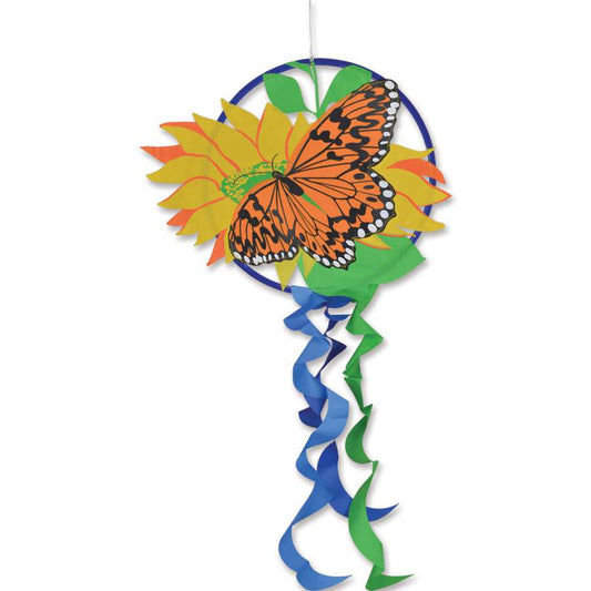 "Monarch Butterfly" Dreamcatcher Windsock; Polyester