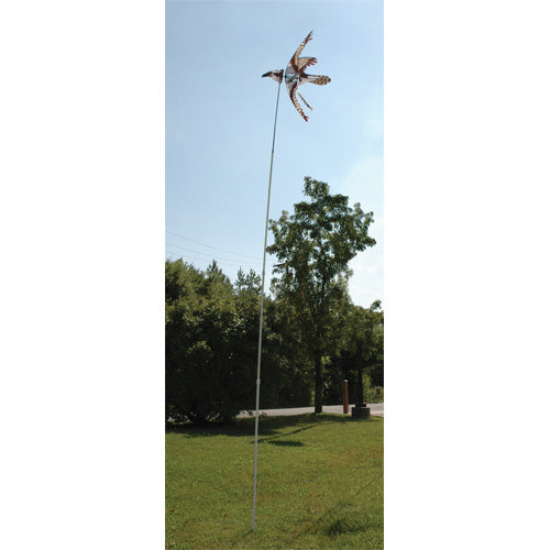 14' Telescoping Pole for Yard Art Spinners
