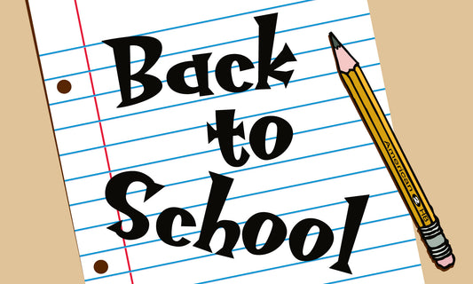 2x3 Back to School Pencil & Paper Seasonal Flag; Nylon H&G