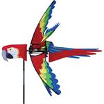 Scarlet Macaw Spinner; Nylon 27"x26", diameter 26"