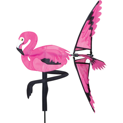 Flamingo Spinner; Nylon 21"x28", diameter 28"