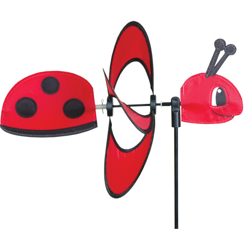 Ladybug Spinner; Nylon 13"x10", diameter 10"