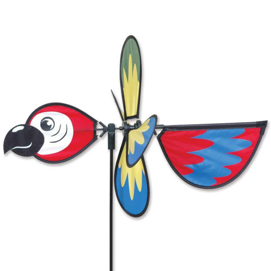 Petite Parrot Whirligig Spinner