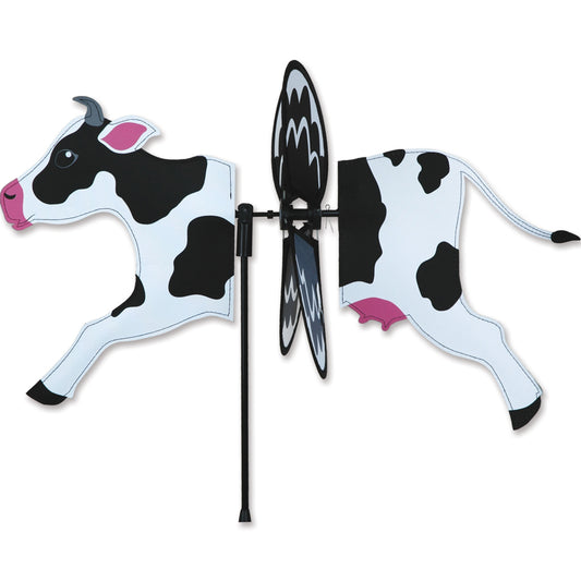 Cow Petite Spinner; Nylon 20"x13.5", diameter 12.75"