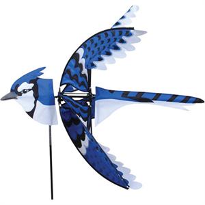 Eastern Blue Jay Spinner; Nylon 35"x32", diameter 32"