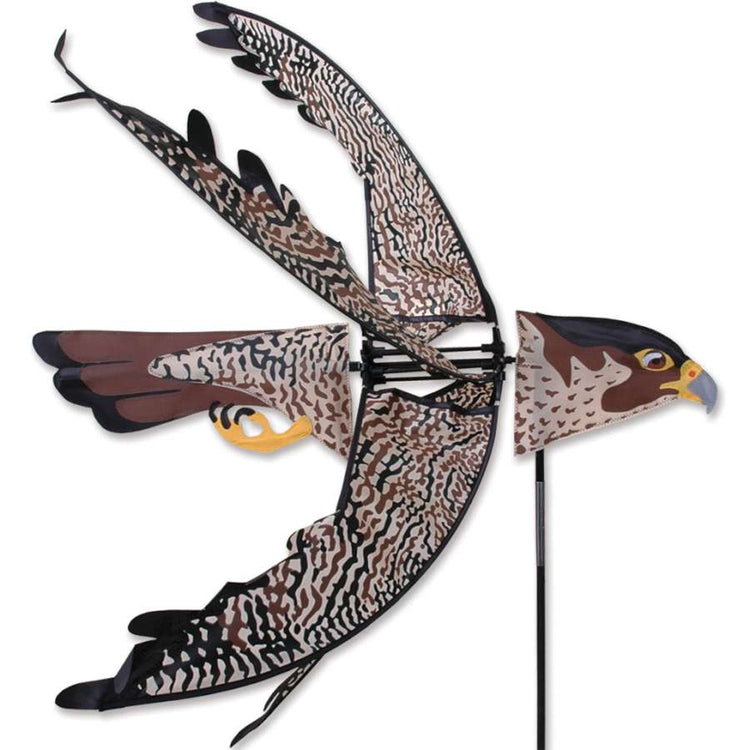 Flying Peregrine Falcon Spinner; Nylon 29.5"x32", diameter 32"
