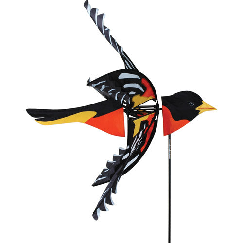 Northern Oriole Spinner; Nylon 34"x26", diameter 36"