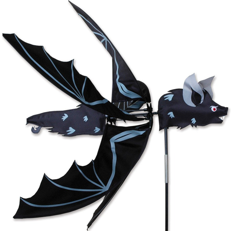 Flying Bat Seasonal Spinner; Nylon 32"x28"x32"OD