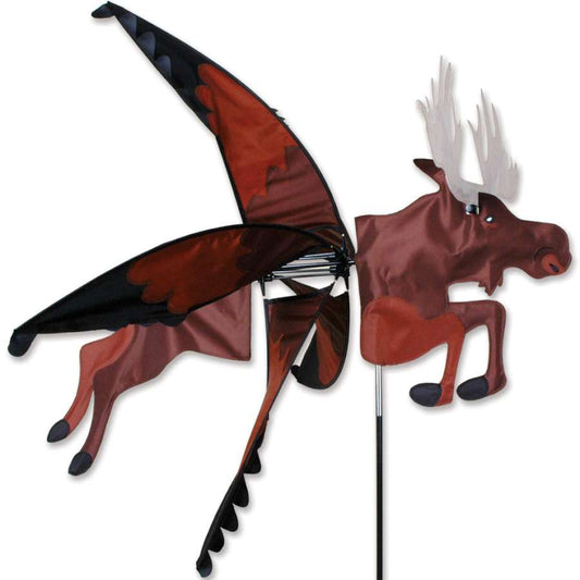 Flying Moose Seasonal Spinner; Nylon 37"x32"x32"OD