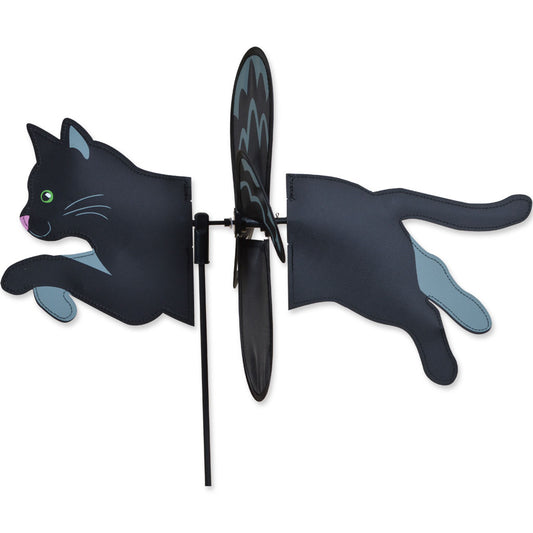 Black Cat Yard Art Spinner