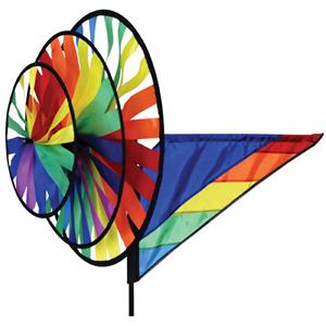 Rainbow Triple Spinner; Nylon 33"x27"x17"OD