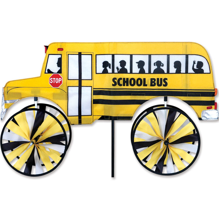 School Bus Spinner; Polyester 29"x16", diameter 9"